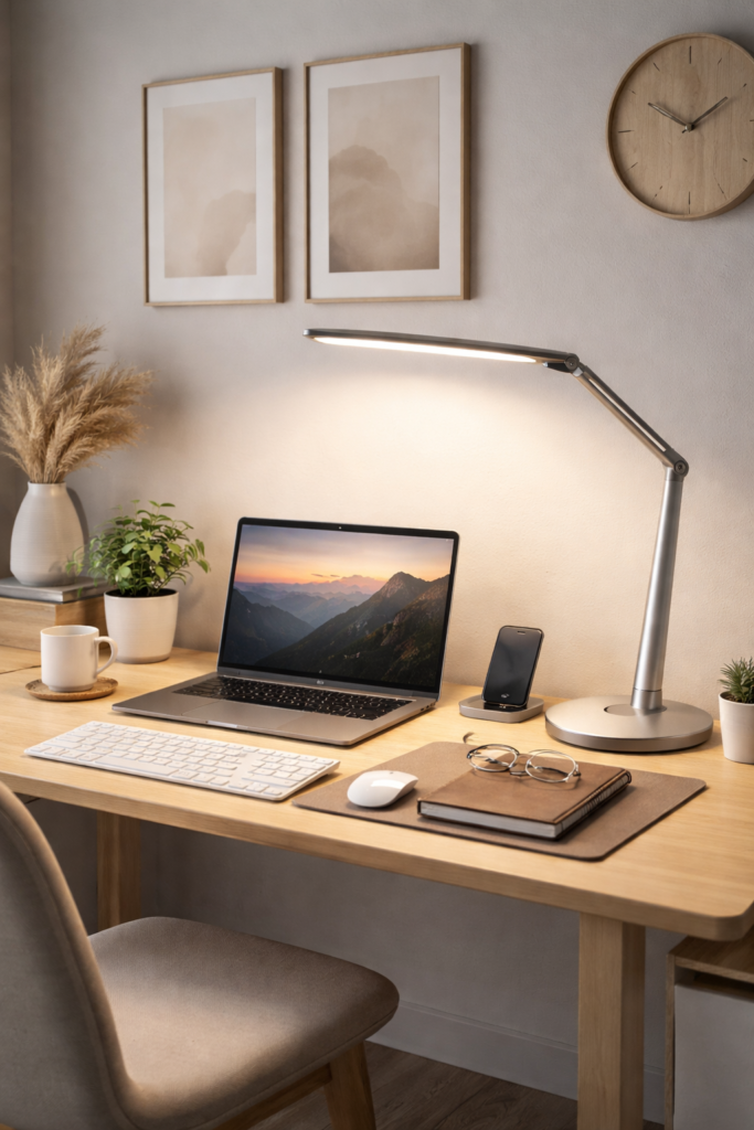 best desk lamp for eye strain modern desk setup